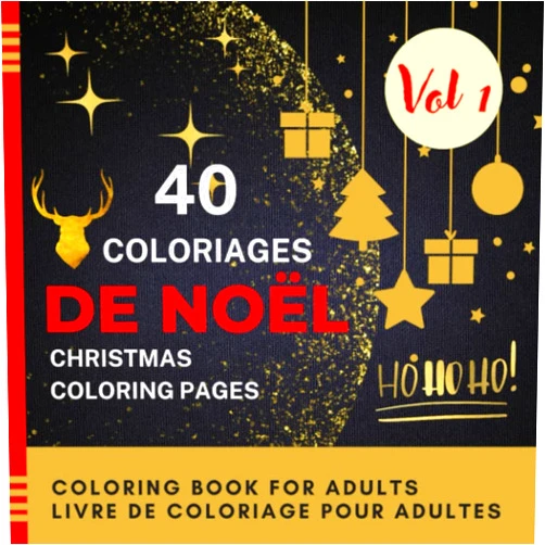 French Edition by Aurélie De la Mandala (Author) 40 Coloriages de noel / christmas Coloring pages :: dessins pour se détendre/ anti-stress / illustrations féériques sur la magie de Noel de complexité ... on the magic of Christmas (French Edition)