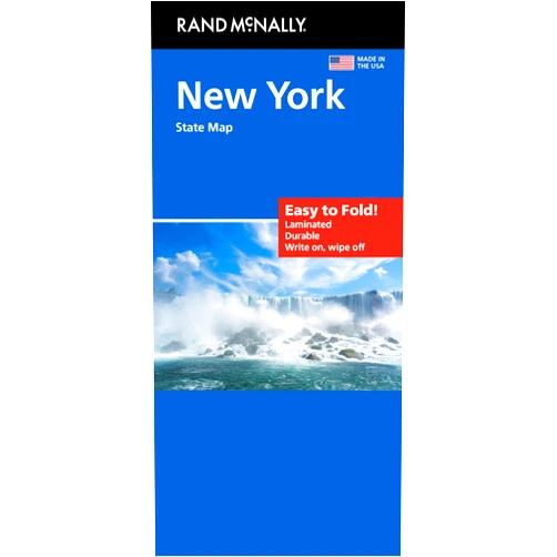 Rand McNally Easy to Fold: New York State Laminated Map