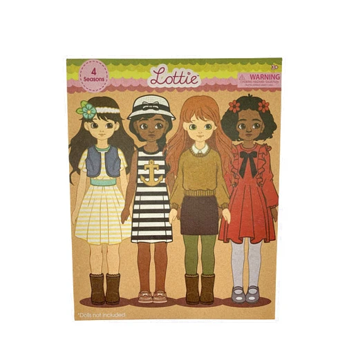 Lottie 4 Seasons Multipack Outfits | Toys for Girls and Boys | Accesorios para Muñeca | Gifts for 3 4 5 6 7 8 Year Old | Small 7.5 inch