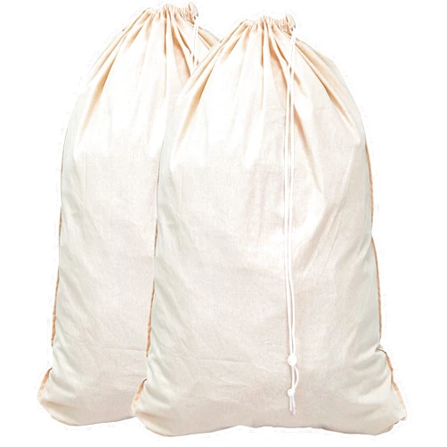 Simple Houseware Extra Large Natural Cotton Laundry Bag, Beige (28