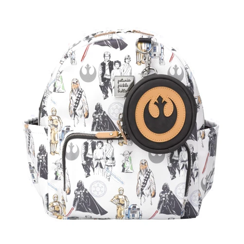 Petunia Pickle Bottom Mini Backpack, Diaper Bag for Parents, Stylish Organizer, Compact Backpack for On-The-Go Moms and Dads, Disney, The Star Wars Collection