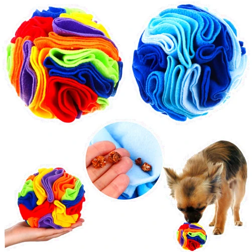 Droutti 2 Packs Snuffle Ball for Dogs Stress Relief Interactive Dog Enrichment Toys Dog Sniff Mat Pet Snuffle Ball Toy Foraging Mat Dogs Treat Ball Pad Dog Puzzle Toys for Anxiety Relief Enhance Sniffing