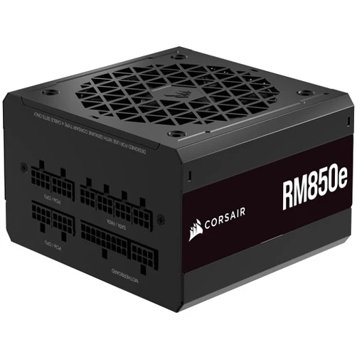 Corsair RM850e (2023) Fully Modular Low-Noise Power Supply - ATX 3.0 & PCIe 5.0 Compliant - 105°C-Rated Capacitors - 80 Plus Gold Efficiency - Modern Standby Support - Black