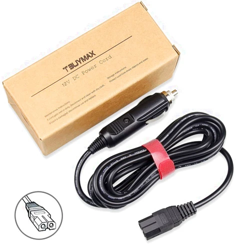 TB Tbuymax 12V Car DC Power Cord 25121 for Igloo Cool Chill, Kool Mate Thermoelectric Cooler, Replacement car Adapter Charger 25121 for Igloo Electric Cooler - Only Compatible for Listed Models