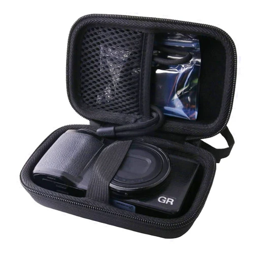 WERJIA Hard EVA Travel Case for Ricoh GR III/GR II/GR Digital Camera (Black)