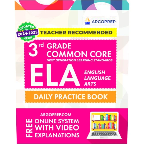 Argo Brothers 3rd Grade Common Core ELA (English Language Arts): Daily Practice Workbook | 300+ Practice Questions and Video Explanations | Common Core State ... Standards Aligned (NGSS) ELA Workbooks)