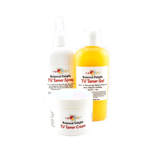 Handmade Tinea Tamer Set - Includes 4oz Spray, 4oz Gel and 2oz Cream - Fast Acting! For Tinea, Haole Rot, Nails, Ringworm, Sun Spots, Surfer Spots