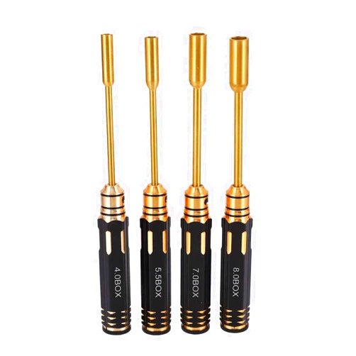 JF-XUAN Screwdriver For RC HSP Hex Nut Key Socket Screwdriver Wrench Socket 4.0 5.5 7.0 8.0MM Tool for RC Drone Model
