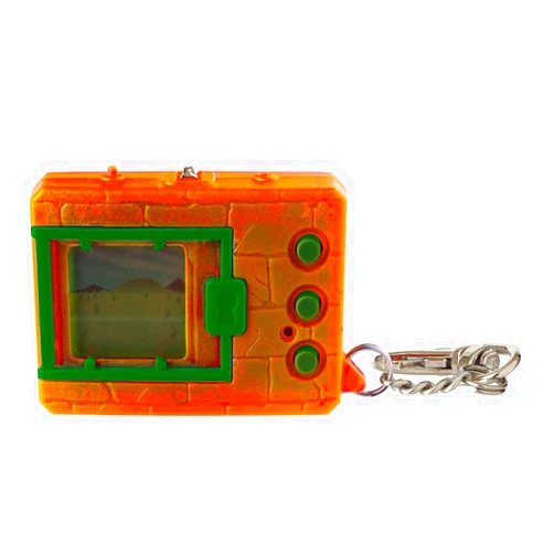 Generic DigimonBani Digivice Electronic Virtual Pet Monster - Trans Orange and Green Color