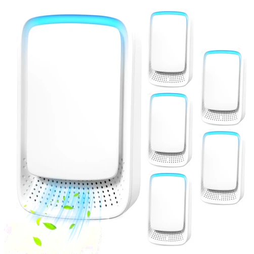 JahyElec 6Pack Air Purifier Plug In,Filterless Mobile Air Ionizer,Negative Air Ionizer for Home Use,Quiet Operation Air Freshener for Home,Kitchen,Office,Portable Mini Air Cleaner for Pets,Smoke Dust,Odor(6)