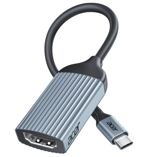 acer USB-C to HDMI Adapter 4K@60Hz, (High Speed, Thunderbolt 3/4) Type C to HDMI Converter Compatible with MacBook Pro/Air, iPhone 16 15 Pro/Max, iPad Pro/Air, Surface, Dell XPS, Chromebook and More