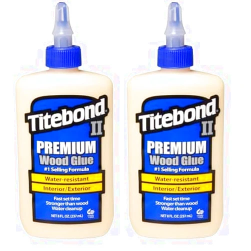 Titebond 5003 II Premium Wood Glue, 8-Ounces (Pack of 2)