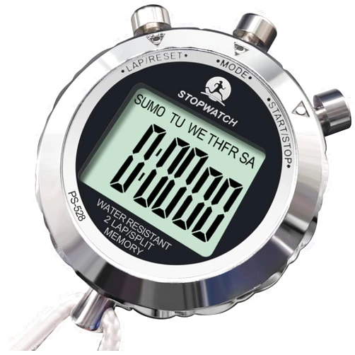 Rolilink Stopwatch, Metal Stop Watch for Sports 10/100/400 Laps, Stopwatches Timer for Coach Sports Running with 0.01second & 0.001second Timing, Conutdown, Alarm