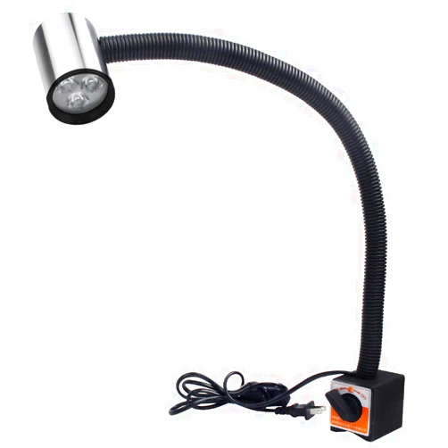 S SHUN CAN DA Led Magnetic Machine Work Light IP65 Water Proof Flexible Gooseneck lamp 900 Lumens 120 Volt for Lathe Milling Drill Press Industrial Lighting
