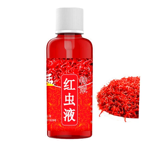 ESEICO Worm Scent Fishs, 60ml Red Worm Fishing Bait Additive | Additive Bait Liquid Fish Attractant, Fish Bait Attractant Enhancer Accessories for Fishing Lovers, POG6CM0BOUESLLZO47
