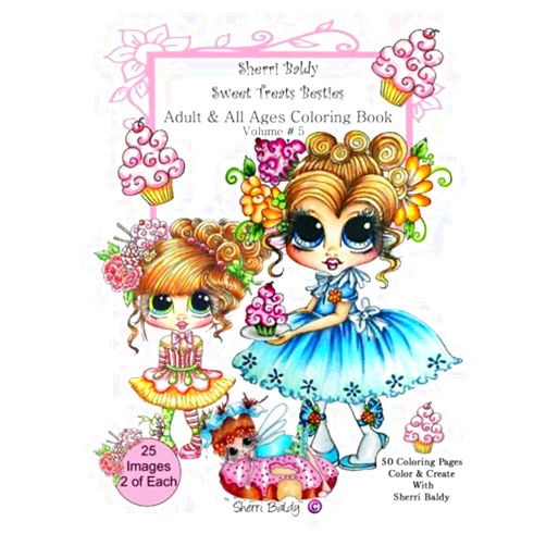 By Sherri Ann Baldy (Author) Sherri Baldy My-Besties Sweet Treats Adult coloring book