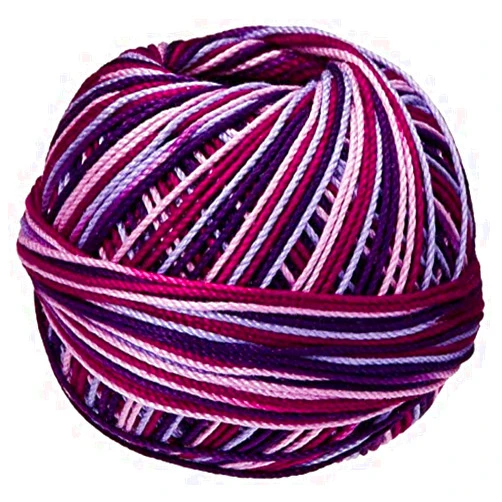 LIZBETH Handy Hands Lizbeth Premium Cotton Thread, Size 3, Purple Splendor