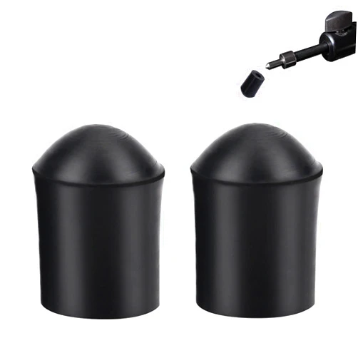 Watris Veiyi Double Bass Endpin Rubber Tip Stopper, 2PCS Rubber Tip for 1/4 Size String Bass Endpin Protector End Pin Cap Accessory (Inner Diameter: 9.5mm)