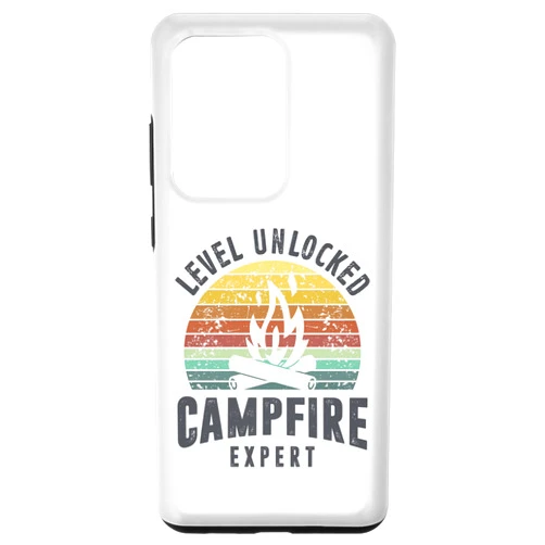 TooMerch Campfire Expert Galaxy S20 Ultra Campfire Expert Level Unlocked Best Adventure Traveler Group Case