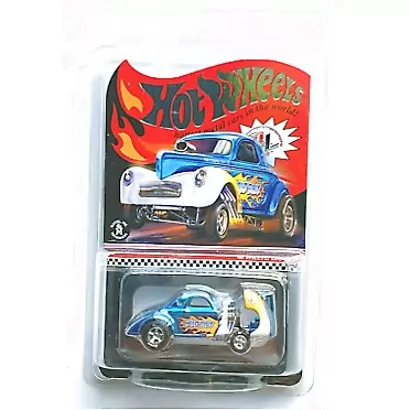 DieCast Hot Wheels '41 Willys Gasser - RLC Exclusive [Blue] 1:64 Scale