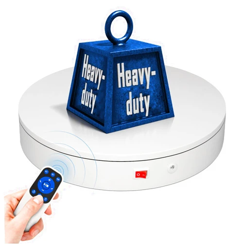 ComXim Remote Motorized Electric Turntable Rotating Display Stand Spinning Rotating Platform 360 Photography Turntable Motorized Spinning Platform for Photography,Display,3D Scaner