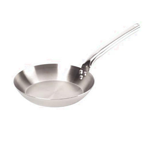DE BUYER deBUYER AHLP97 Priority Frying Pan 3680-32 12.6 inches (32 cm), 18-10 Stainless Steel, France