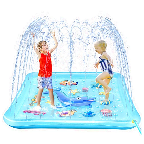 Growsland Splash Pad for Toddlers, Outdoor Sprinkler for Kids, 67
