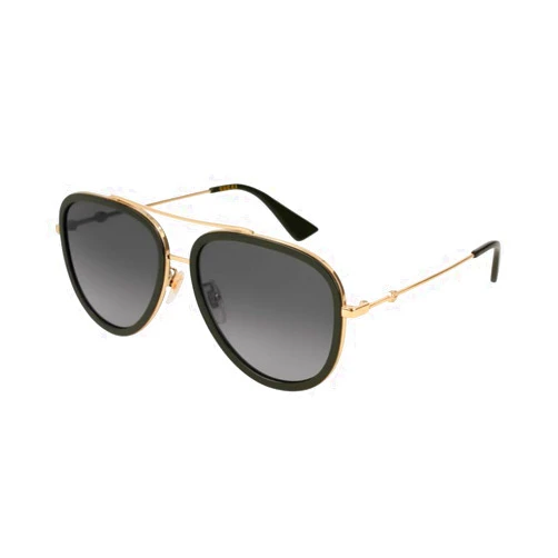 Gucci Women Sunglasses GG0062S 57mm Pilot Urban Aviator Sunglasses - Bundle Ocu-Kit Eyewear Care Packet