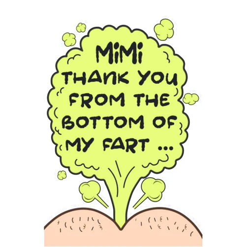 Kallen & Lorne Publishing My Mimi Thank You From The Bottom of My Fart: A Journal for Creating a Happy Life and Leaving Bullsh*t Behind, Funny Gift For your Mimi , Chaos ... To Do List Notebook, To Do & Dot Grid Matrix