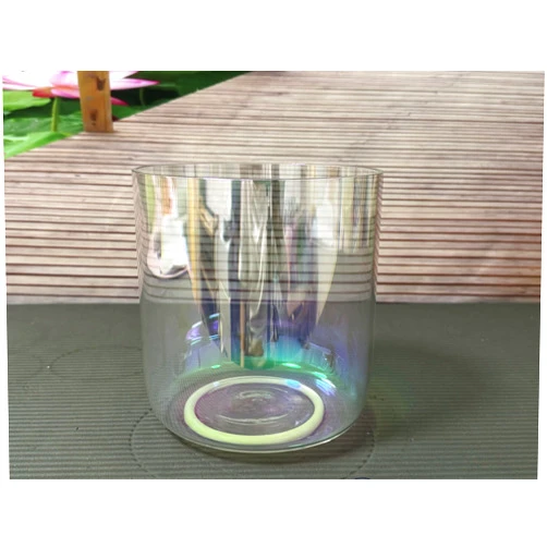 VAMN MAVN Alchemy Clear G# Tone Zeal Chakra Quartz Crystal Singing Bowl 6 inch