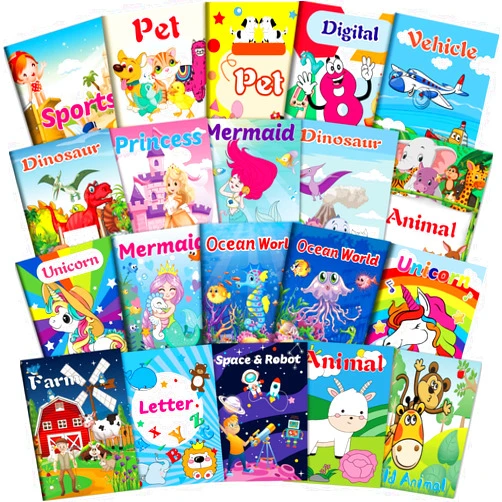 Kalysky 20Pack Coloring Books for Kids Ages 4-8 (5.1 x 7 inch),Mini Coloring Books for Kids Party Favors,Bulk Coloring Books for Kids Ages 2-4