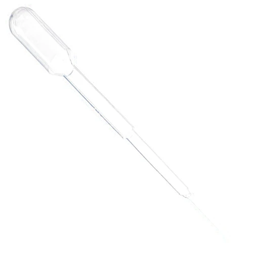 Globe Scientific 134020-400 LDPE Fine Tip Transfer Pipet, Non-Sterile, 104mm Length, 1.5mL Capacity (Box of 400)