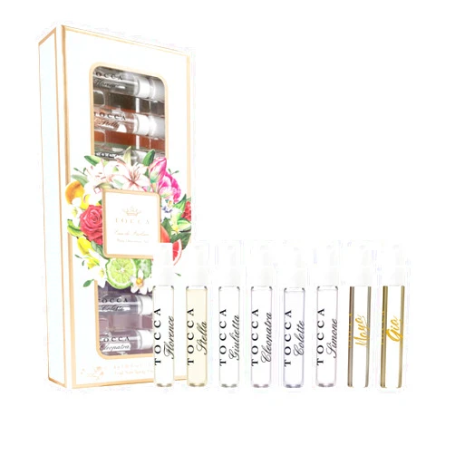Tocca Eau de Parfum Mini Discovery Set - 8 Trial Size Women's Perfumes (1.5ml each), Discover Your Favorite Perfume