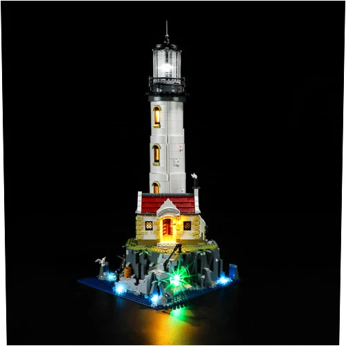 YEABRICKS LED Light for Lego-21335 Ideas Motorized Lighthouse Building Blocks Model (Lego Set NOT Included)