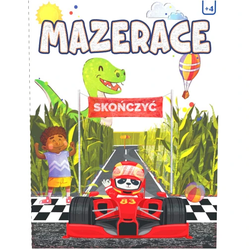 Theaddieartist.pl Książki z ćwiczeniami Race Maze dla dzieci 4-8: Race Maze Activity Book +4 year olds Zeszyt ćwiczeń dla dzieci z grami, zagadkami i rozwiązywaniem problemów (Race Maze Learning Activity Book for Kids)