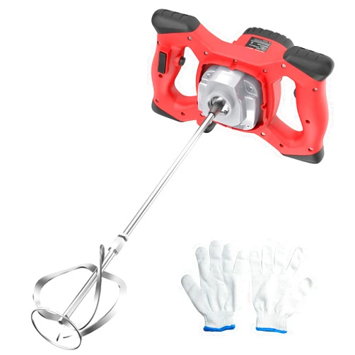 IMAYCC Cement Mixer, 2100W Electric Concrete Mixer with 6 Speed, 110V Handheld Mud Mixer for Motar,Paint, Grout, Plaster, Thinset,Fodder Stirring Tool