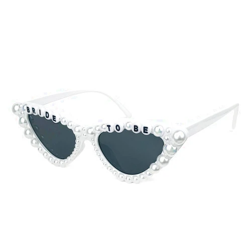 FADXIN Bride Sunglasses, Bachelorette Party Sunnies, Engagement Decorations, Bridal Shower Accessory, Vintage Cat Eye Sunglasses, Bride To Be Gift