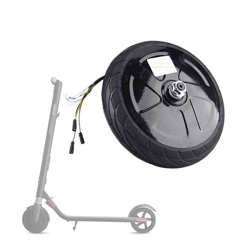 GLDYTIMES 200X50 8 inch 350w Motor Tire Compatible with Segway Ninebot Es1L Es2 Es4 Electric Scooter Explosion-proof Motor Front Wheel Replacement