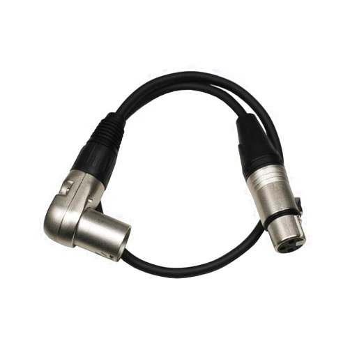 Kicada 3.3FT Balanced XLR Cable, Right Angle Male XLR to Straight Female XLR Microphone Cables, 90 Degree XLR Male to Female Audio Cable for Audio Interface Mixer Speaker Camera More