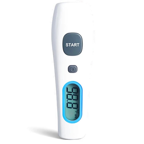 Metris Instruments Digital Forehead Thermometer for Adults and Kids, Touchless No Contact Infrared Temperature Sensor, Professional and Home Use, Model THD2FE