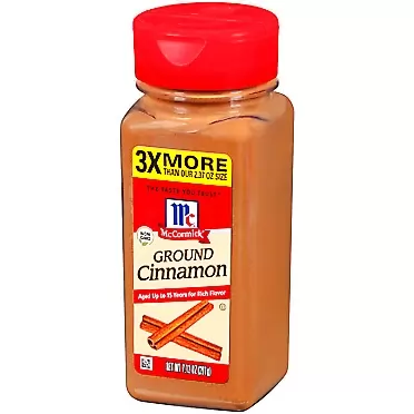 McCormick Ground Cinnamon, 7.12 oz