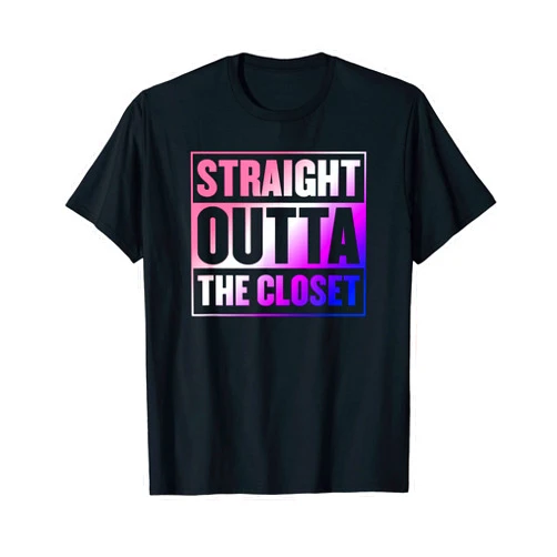 Genderfluid Pride Flag Stuff Gender Fluid Fashion Straight Outta The Closet Genderfluid Pride Flag Color T-Shirt