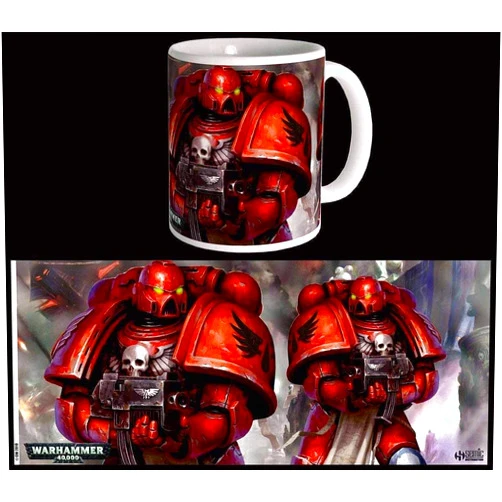 Semic Distribution 40000 Mug Blood Angels Space Marines-Warhammer 40K, WHK-M002, White