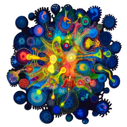 Artifact Puzzles - Bruce Riley Stem Cell Wooden Jigsaw Puzzle