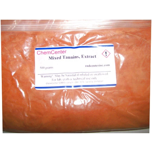ChemCenter Mixed Tannins, Powder (Tannic Acid, Dyes, Tanning, Leather, Wood) 500 Grams