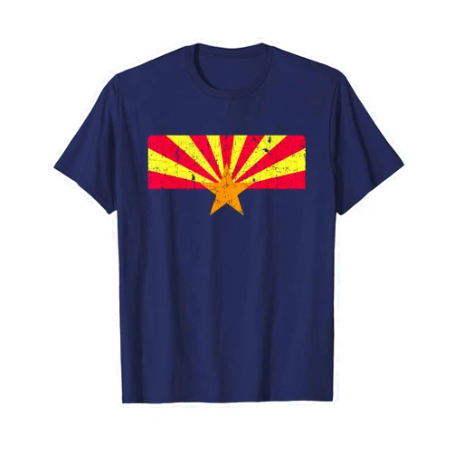 Arizona Flag Apparel by Evuron Arizona Flag Top For Men Women Kids Vintage AZ Souvenir Gift T-Shirt