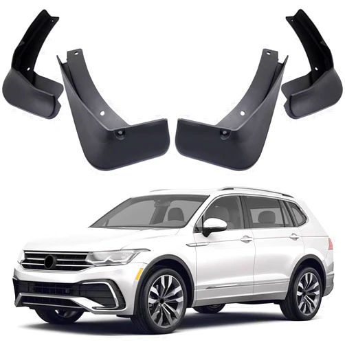 MOERTIFEI Car Mudguard Fender Mud Flaps Splash Guards Compatible with VW Tiguan R-Line 2018 2019 2020 2021 2022 2023 2024