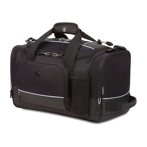 SwissGear Apex Duffle Bag for Travel and Gym with Bungee-Cord System
