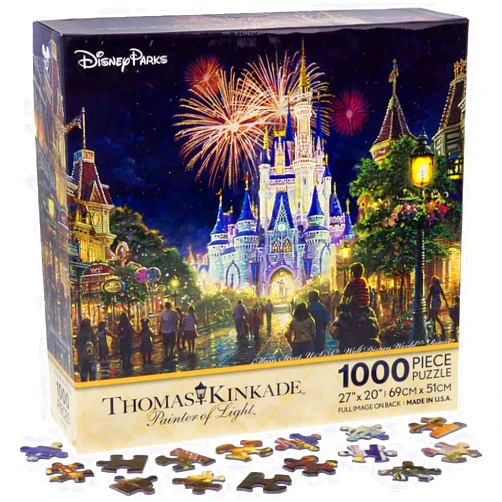 Disney Walt Disney World Thomas Kinkade Main Street U.S.A. Fireworks 27
