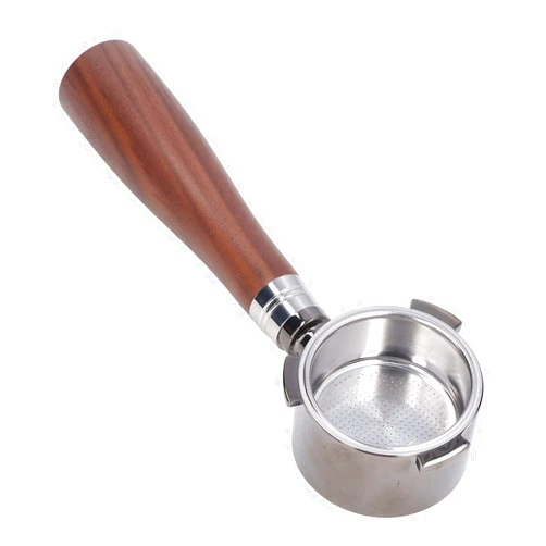Kuuleyn 51mm Bottomless Portafilter, 51mm Bottomless Portafilter Zinc Alloy Coffee Filter Holder for Ecp3420, For Ecp685, For Ecp680 Coffee Machine